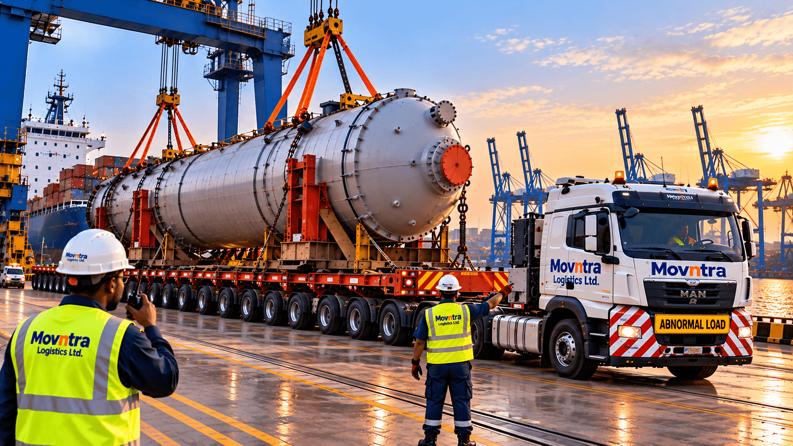 Abnormal load under escort