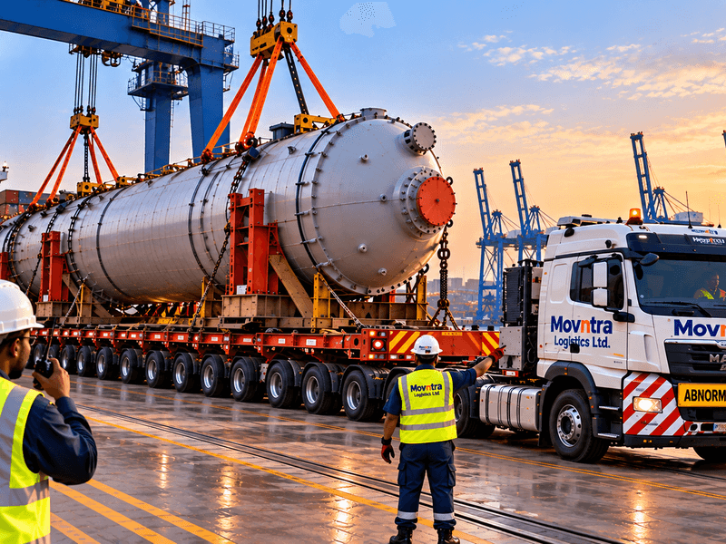 Abnormal load under escort